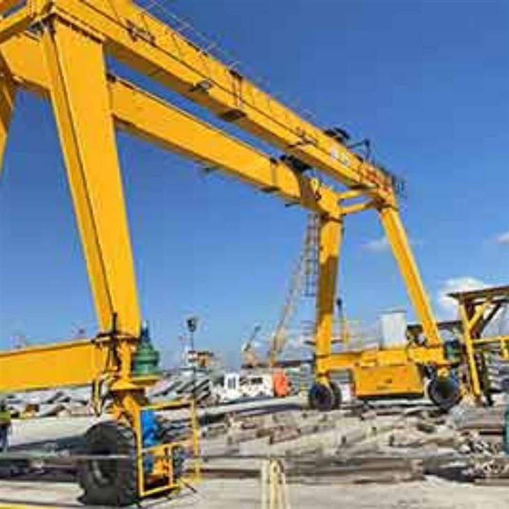 Rubber Tire Double Gantry Crane